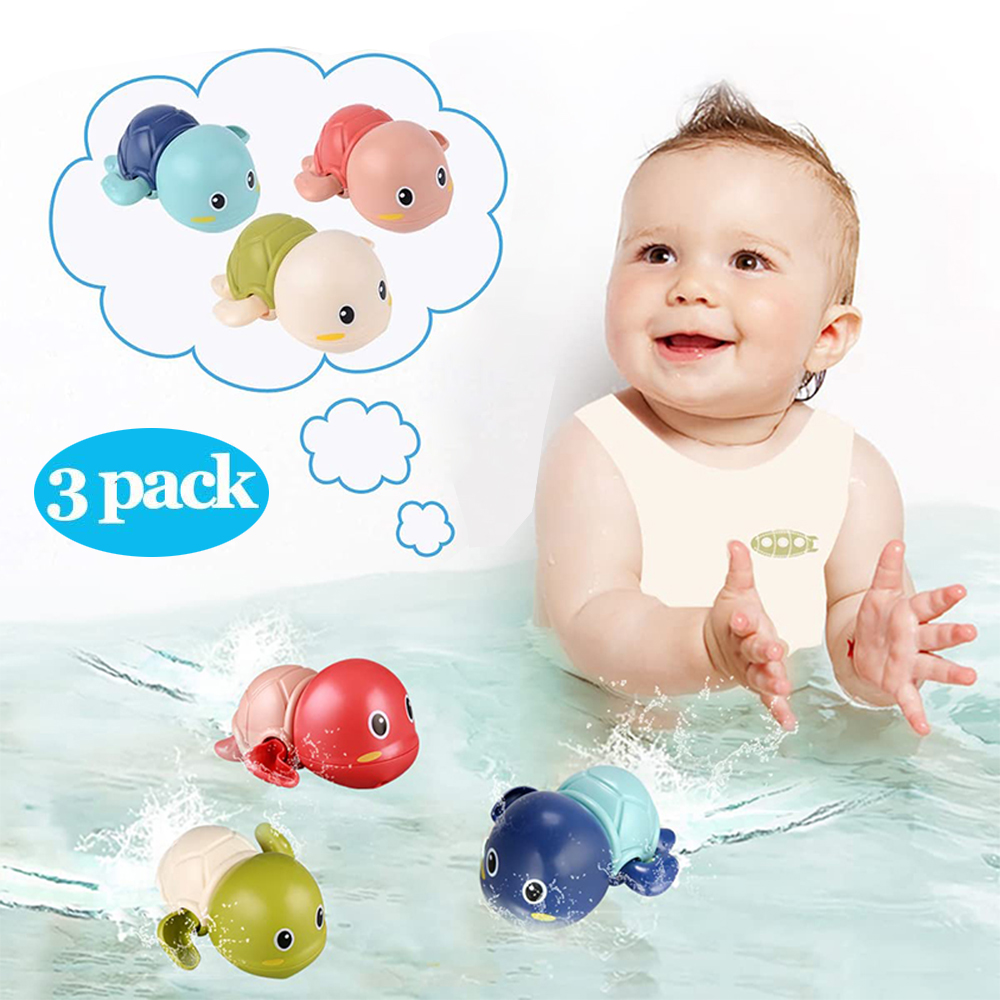 Water Dish Reptile - 3 Pack Bath Toys Cute Swimming