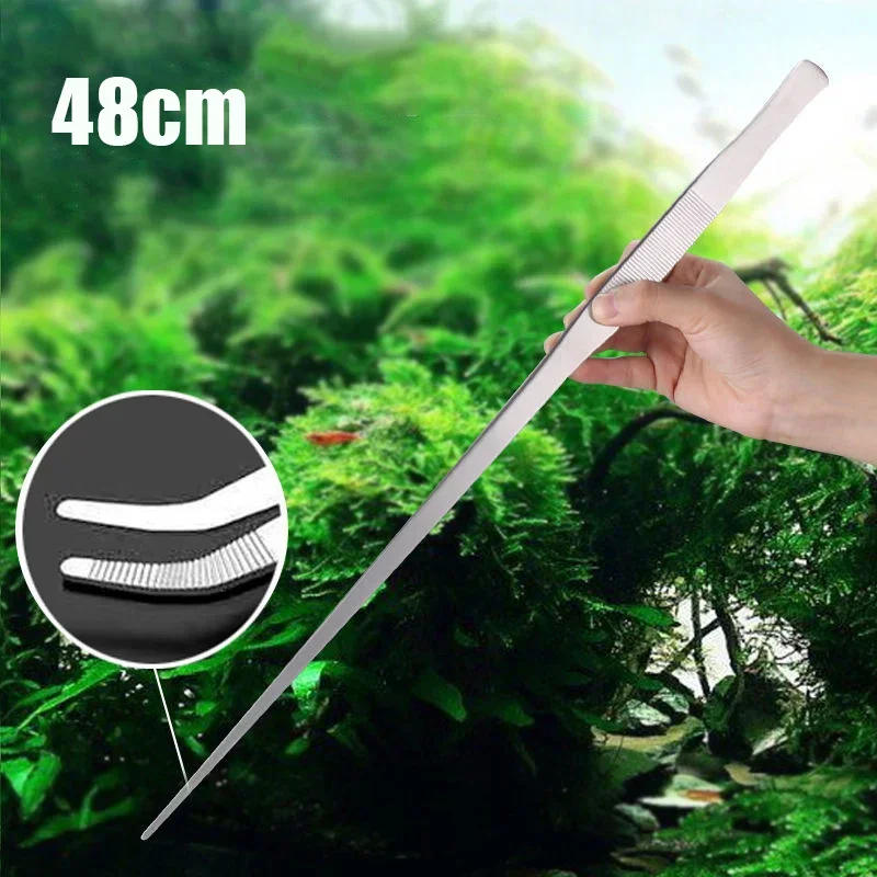48cm Stainless Steel Tweezers  – обзор и цена Feeding Tong Stainless