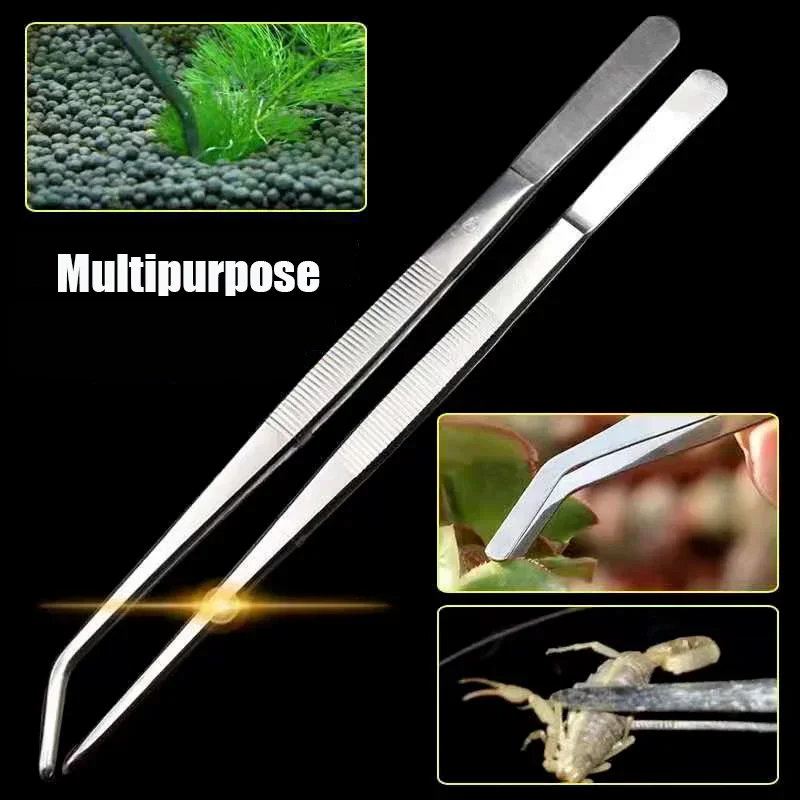 48cm Stainless Steel Tweezers  – обзор и цена Feeding Tong Stainless