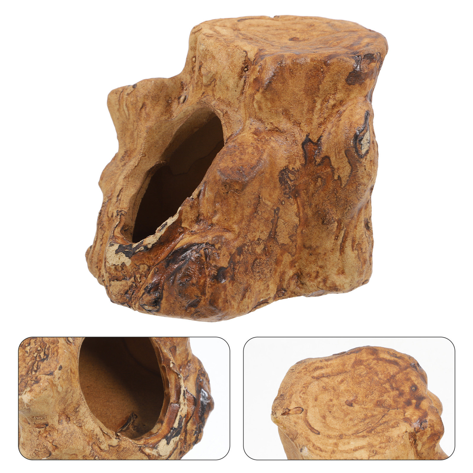 Smooth Ceramic Aquarium Caves  – обзор и цена Hide Cave Ceramic