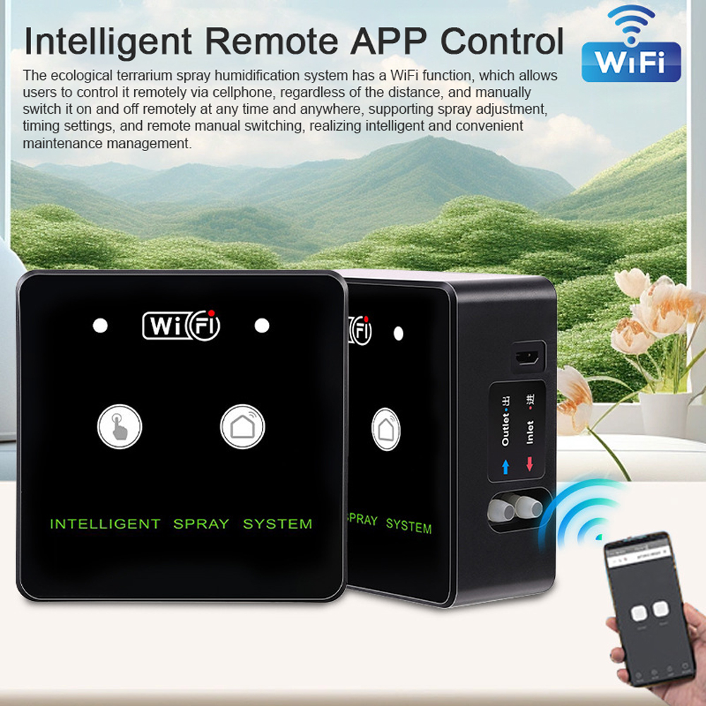 360° Rotatable Wifi Rainforest – обзор и цена Terrarium Fogger Ultrasonic