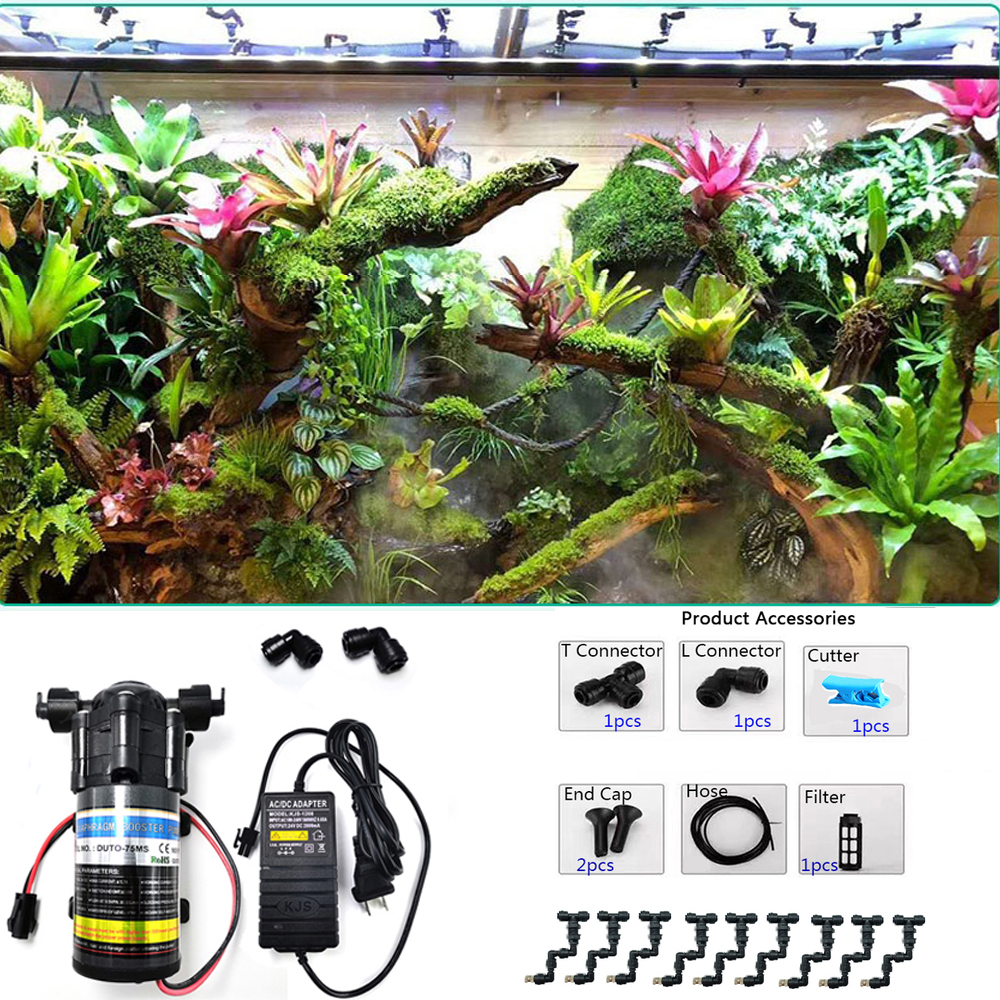 Reptile Pet Fogger Silent Pump – обзор и цена Terrarium Fogger Ultrasonic