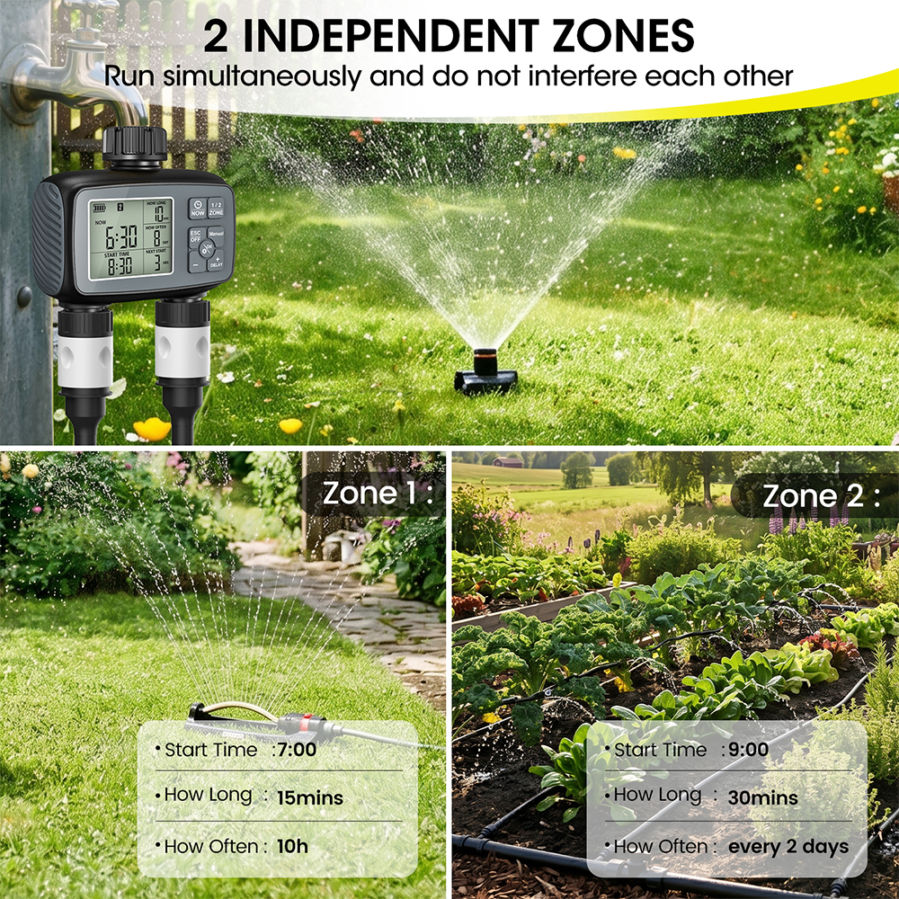 2026 New Programmable 2-Zone S – обзор и цена Timer Dual Outlet