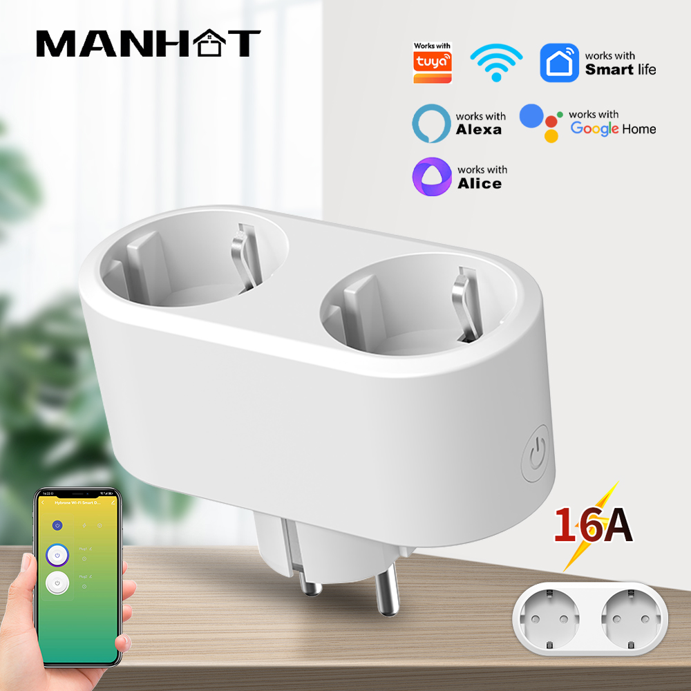 WiFi Smart Plug Dual Outlet 16 – обзор и цена Timer Dual Outlet