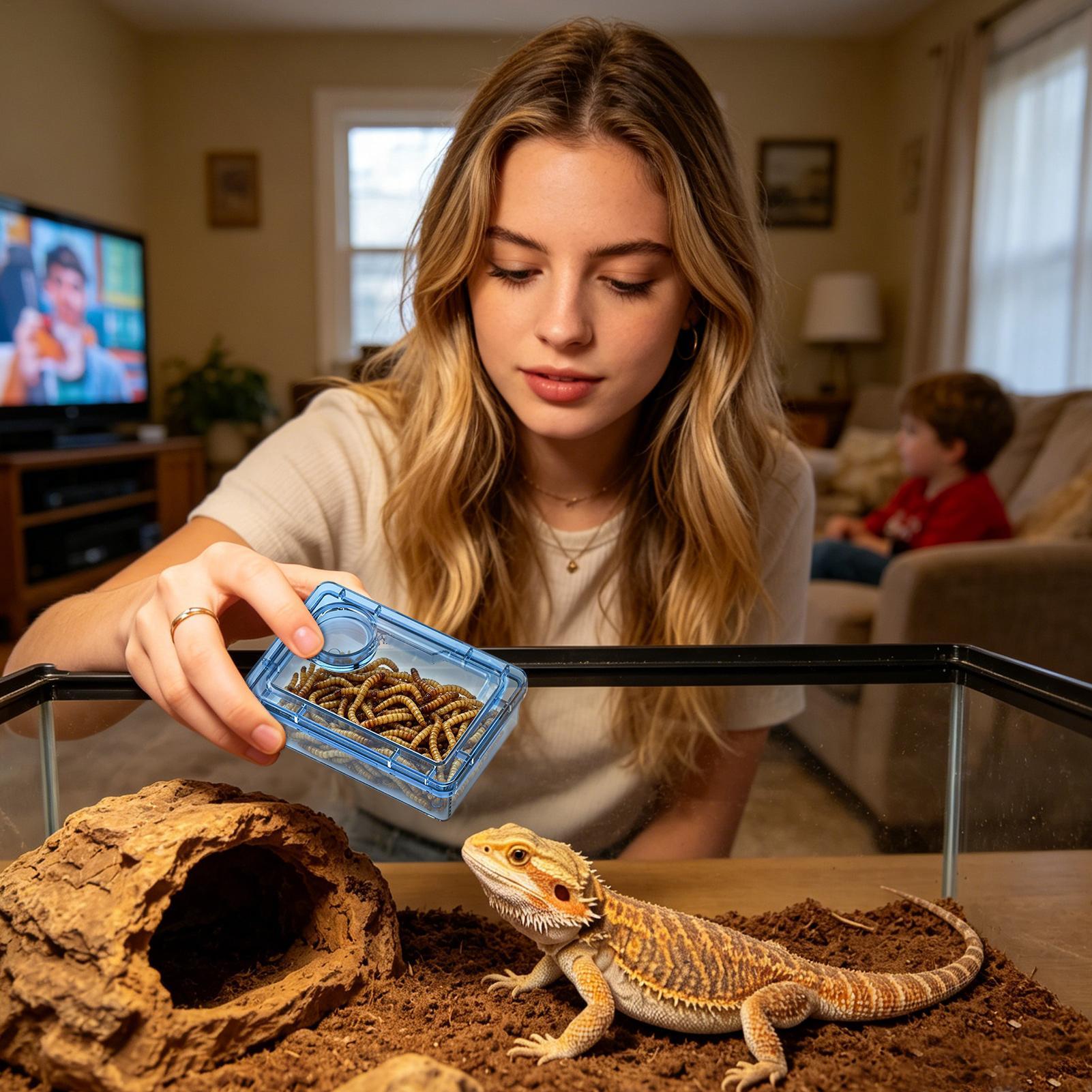 Reptile Escape Proof Feeding D – обзор и цена Calcium Powder Reptile