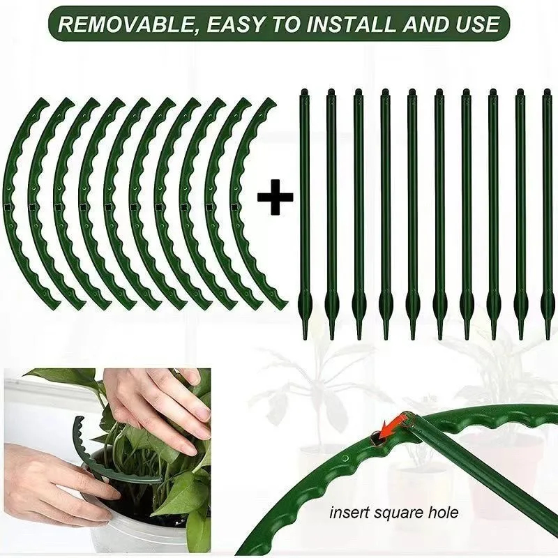 1-9set Plastic Plant Support P – обзор и цена Vine Climbing Plastic