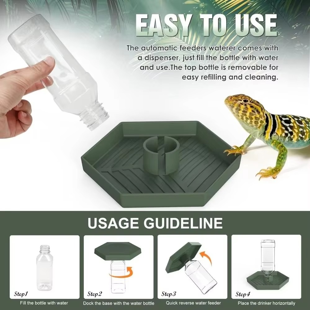 Feeding Supplies Automatic Tur – обзор и цена Water Dish Reptile