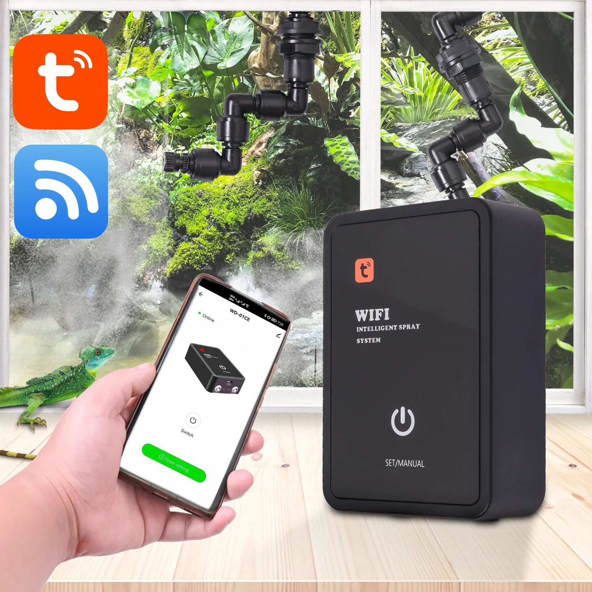 Intelligent Reptile Fogger Ter – обзор и цена Terrarium Fogger Ultrasonic