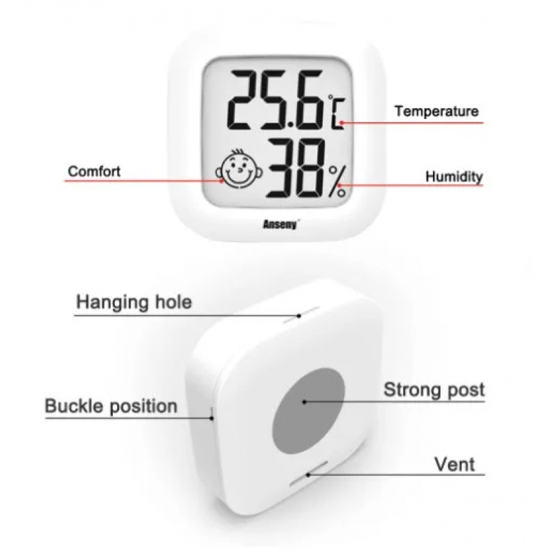 LCD Digital Thermometer Hygrom – обзор и цена Digital Hygrometer Probe