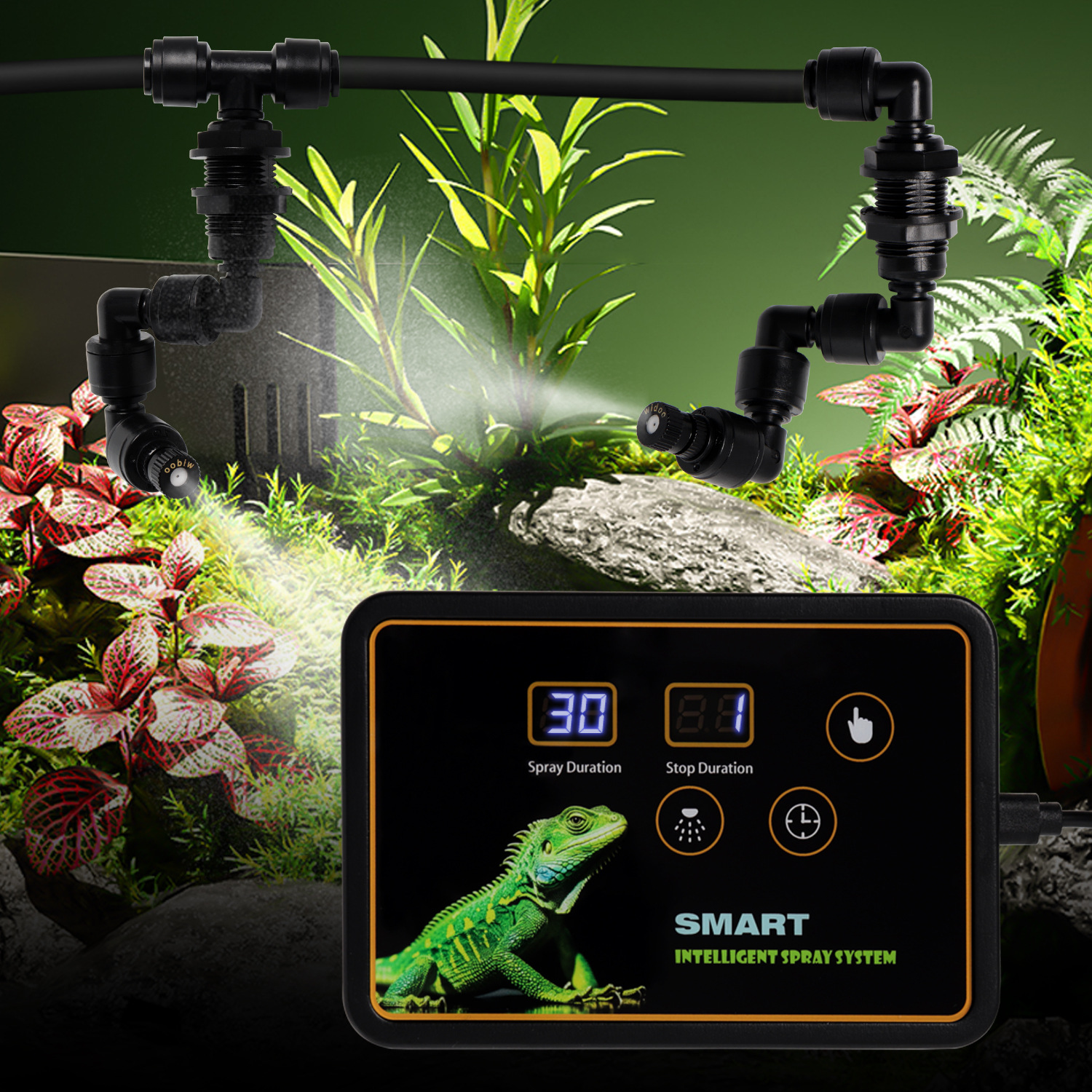 Automatic Reptile Spray System – обзор и цена Terrarium Fogger Ultrasonic