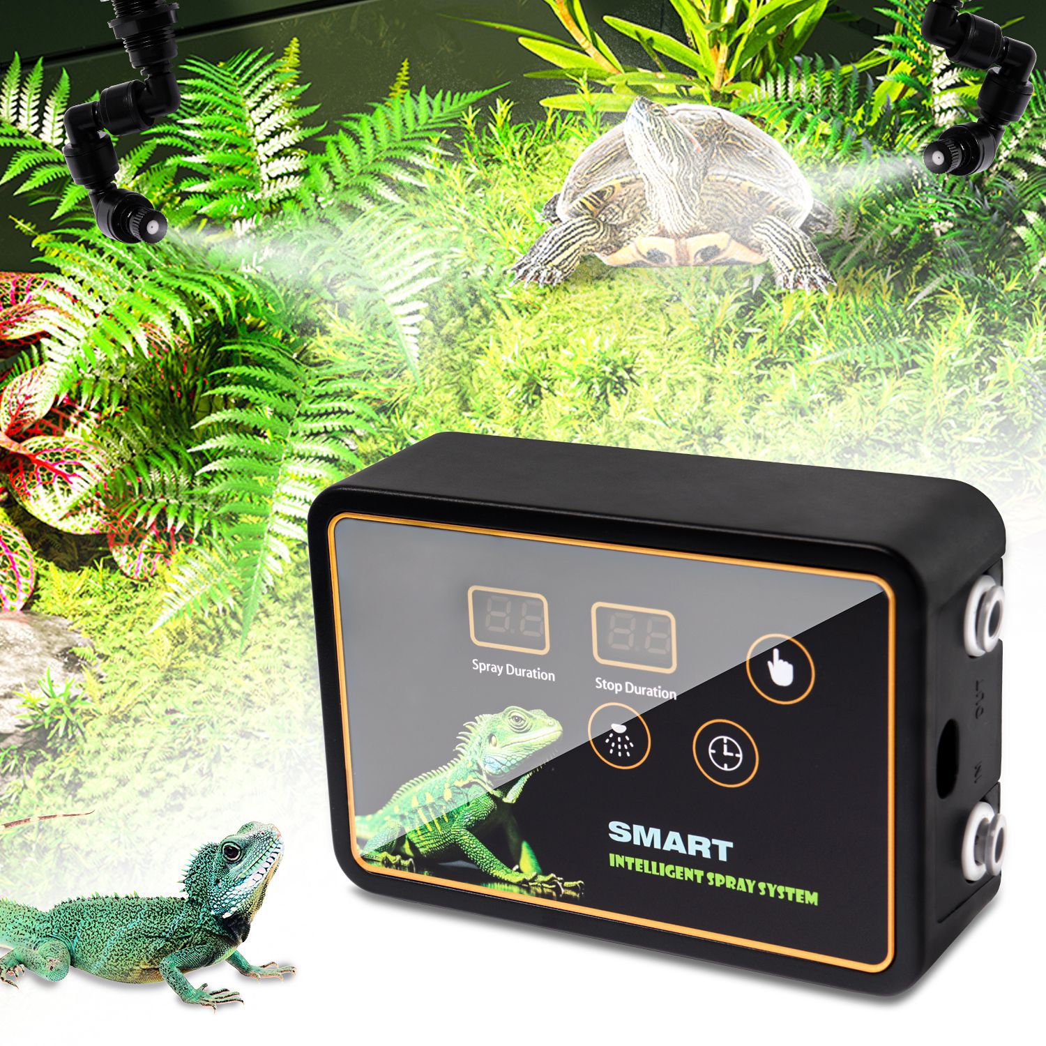 Automatic Reptile Spray System – обзор и цена Terrarium Fogger Ultrasonic